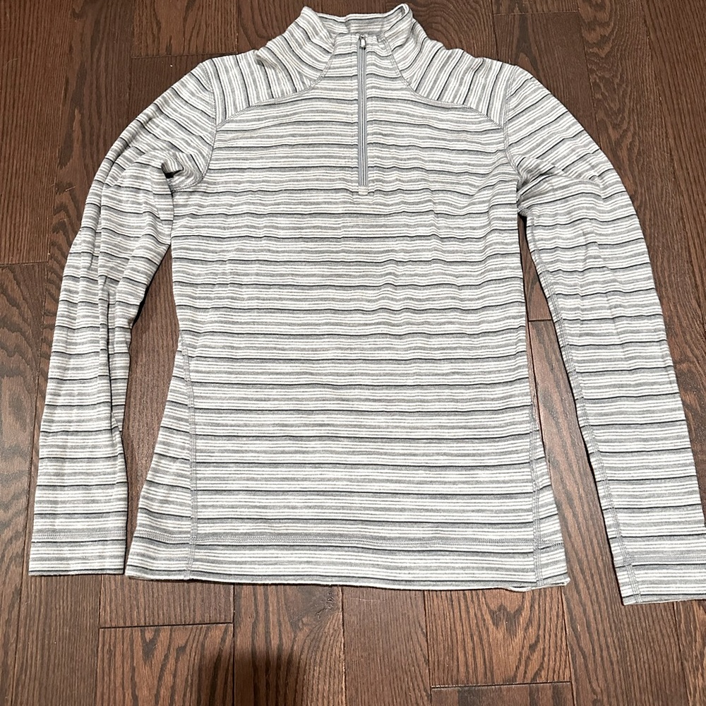 SMARTWOOL Quarter Zip Sweater Size M